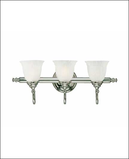 Savoy House 8-1062-3-CH Three Light Bath Bar, Chrome