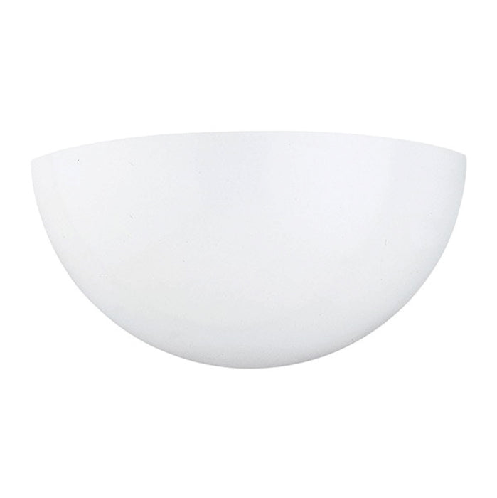 Shoppers Lighting A0130 Matte White Acrylic Decorative 1-Light Wall Sconce, Bright White Energy Efficient LED Bulb Included - 3000K, Lightweight, Easy Install Main Image.jpg