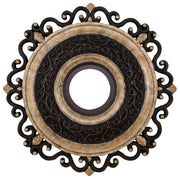 Minka-Aire CM7022-STW Napoli Ceiling Fan Medallion, Sterling Walnut Main Image.jpg