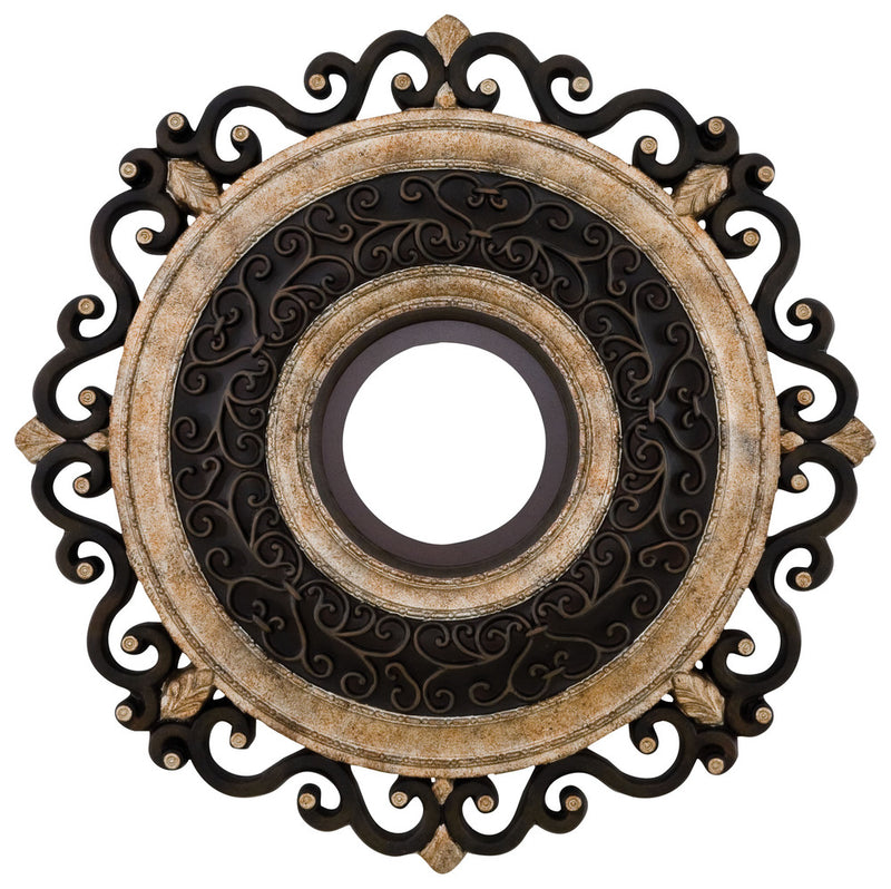 Minka-Aire CM7022-STW Napoli Ceiling Fan Medallion, Sterling Walnut Main Image.jpg