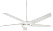 Minka-Aire F617L-WHF Raptor 60" Ceiling Fan, Flat White Main Image.jpg