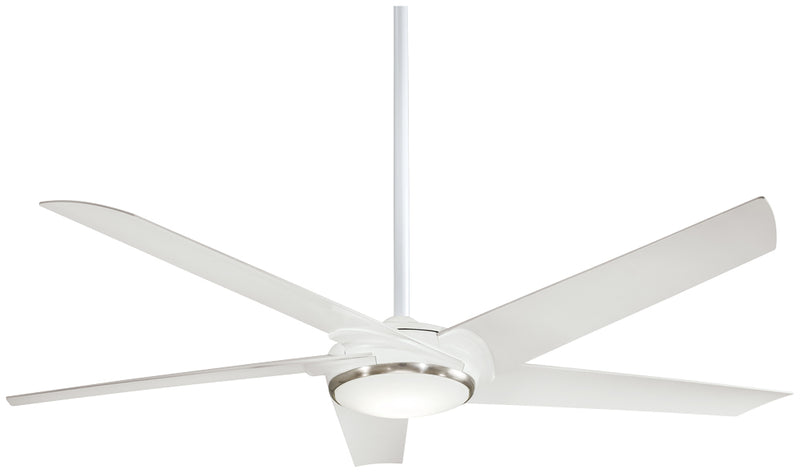 Minka-Aire F617L-WHF Raptor 60" Ceiling Fan, Flat White Main Image.jpg
