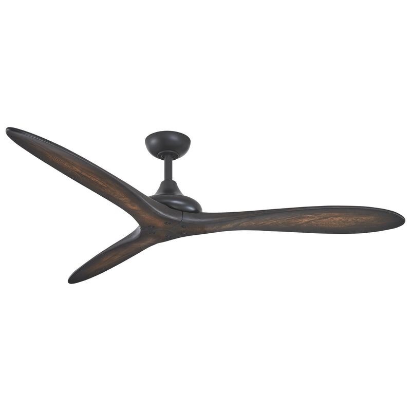 Minka-Aire F662-CL/TK Vapor 60" Ceiling Fan, Coal Black Finish w/ Toned Koa Wood Blades Main Image.jpg