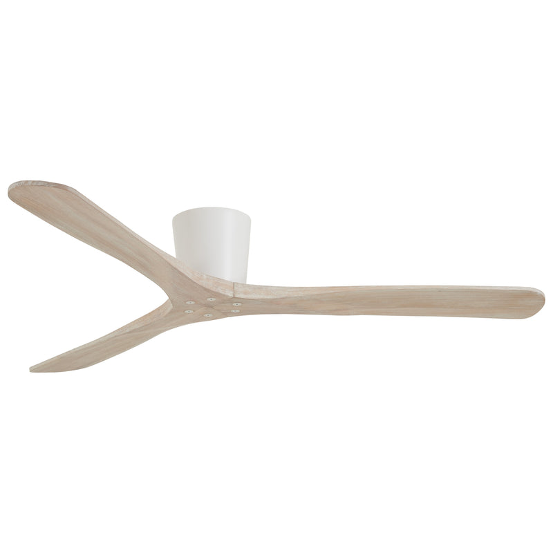 Minka-Aire F663-WHF/BW Avtur 60" Ceiling Fan, Flat White w/ Bleached Wood Blades Main Image.jpg