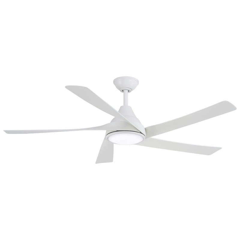 Minka-Aire F765L-WHF Transonic 56" Ceiling Fan, Flat White Main Image.jpg