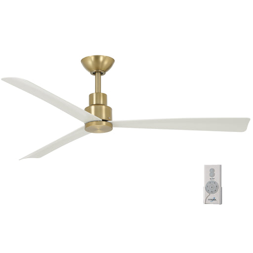 Minka-Aire F787-SBR/WHF Simple - 52 Inch Ceiling Fan, Soft Brass / White Finish Main Image.jpg