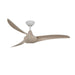 Minka-Aire F843-WHF/BLW Wave - 3-Blade 52" Ceiling Fan, Flat White w/ Bleached Seasoned Wood Blades Main Image.jpg