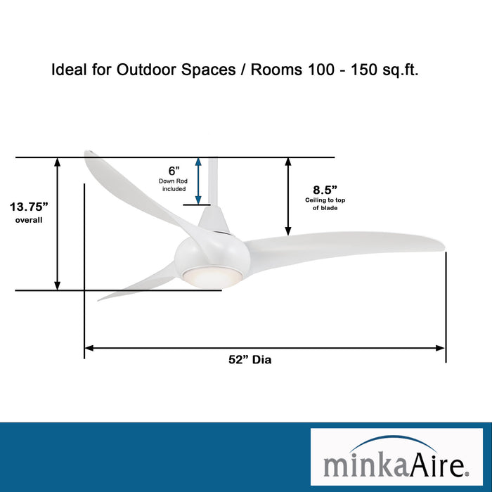 Light Kit For Ceiling Fan Minka-Aire Sloped Ceiling Adapter For Ceilings Up To 4