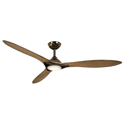 Minka-Aire F868L-GM/SG Sleek - 3-Blade 60" LED Smart Ceiling Fan, Gun Metal w/ Seashore Grey Blades Main Image.jpg