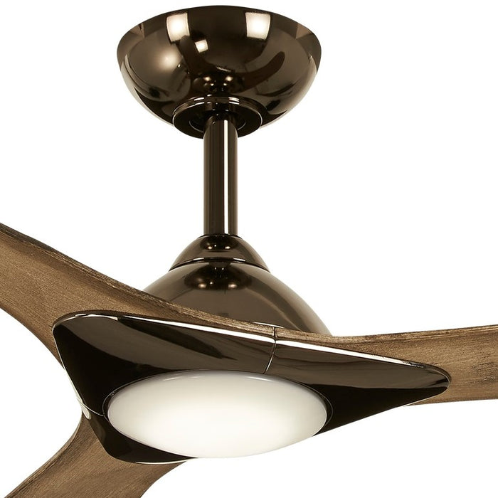 Minka-Aire F868L-GM/SG Sleek - 3-Blade 60" LED Smart Ceiling Fan, Gun Metal w/ Seashore Grey Blades Alternate Image.jpg