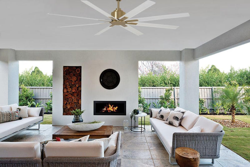 Minka-Aire F896-65-SBR/WHF Xtreme H2O 65" Ceiling Fan, Soft Brass and Flat White Alternate Image 4.jpg