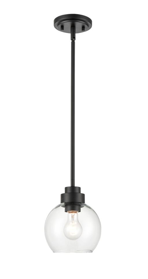 Shoppers Lighting PD2211-MB 1-Light Mini-Pendant, Matte Black Finish Main Image.jpg