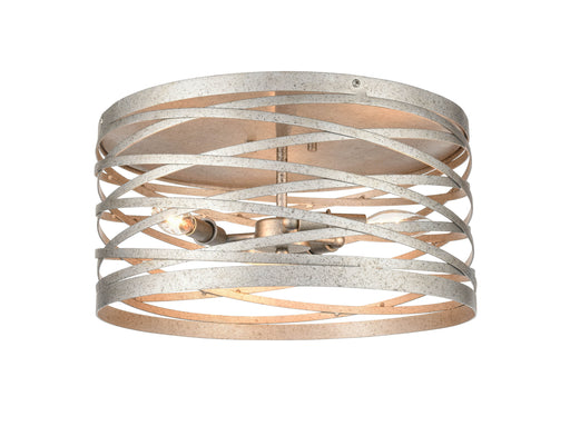 Shoppers Lighting FM20023-AN 3-Light Flush Mount, Antique Nickel Finish Main Image.jpg