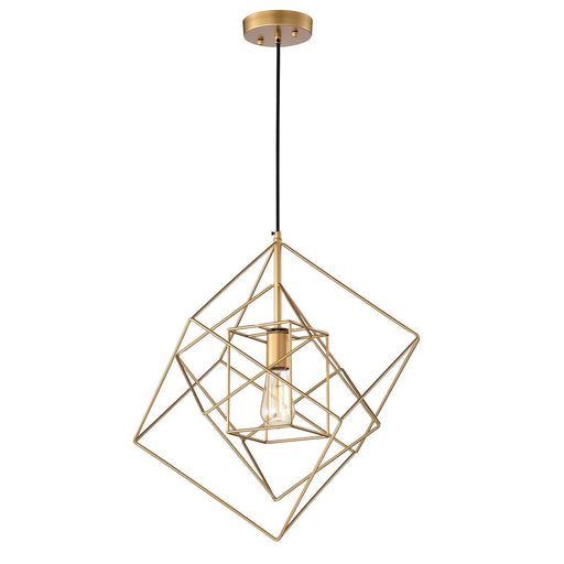 Warehouse of Tiffany Arabella 20 in. 1-Light Indoor Gold Pendant Chandelier Main Image.jpg
