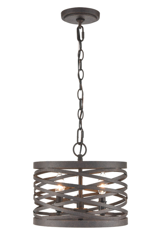 Shoppers Lighting PD2022-WI 2-Light Pendant, Weathered Iron Finish Main Image.jpg