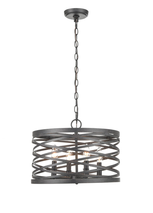 Shoppers Lighting PD20024-WI 4-Light Pendant, Weathered Iron Finish Main Image.jpg