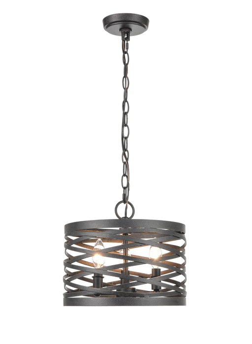 Shoppers Lighting PD20022-WI 2-Light Pendant, Weathered Iron Finish Main Image.jpg