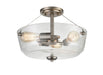 Shoppers Lighting SMF2083-BN 3-Light Semi-Flush, Brushed Nickel Finish Main Image.jpg