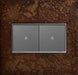 Legrand AWM2GHFBR1 Adorne 2-Gang Wall Plate, Bronze Alternate Image 1