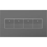 adorne® AWP4GMG4 Magnesium Four-Gang Screwless Wall Plate with Microban® Alternate Image.jpg