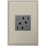 adorne® AGFTR2202M4 Tamper-Resistant 20A Duplex Self-Test GFCI Receptacles, Magnesium Alternate Image 2.jpg