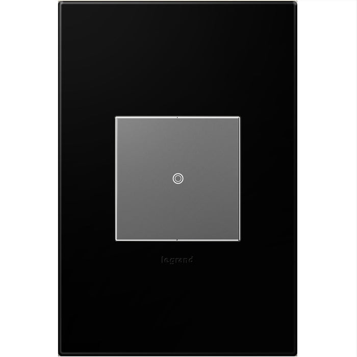 Legrand AWP1G2NK4 Adorne Gang Wall Plate, Black Alternate Image 1