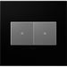 Legrand AWP2GNK4 Adorne Gang Wall Plate, Black Alternate Image 1