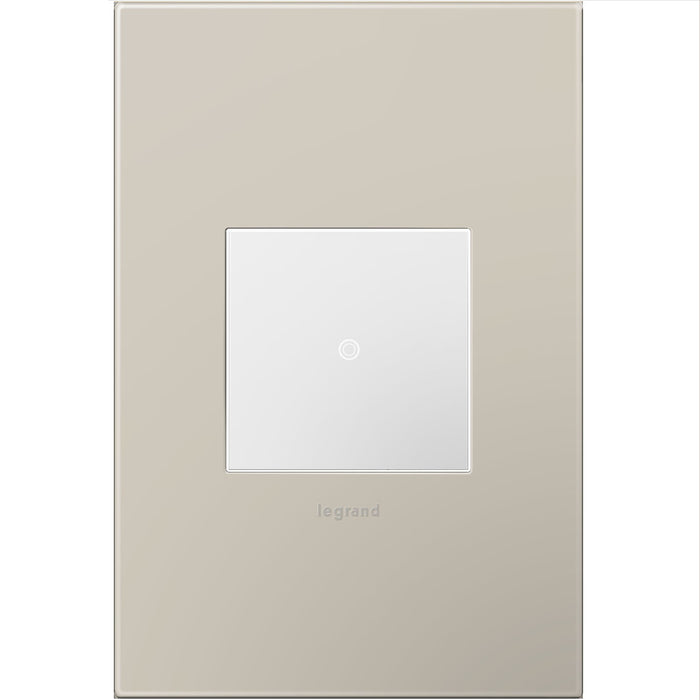 adorne® AWP1G2GG4 Greige One-Gang Screwless Wall Plate with Microban® Alternate Image.jpg