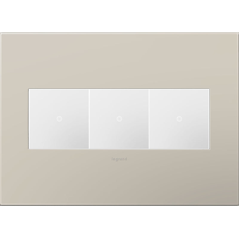 adorne® AWP3GGG4 Greige Three-Gang Screwless Wall Plate Alternate Image.jpg