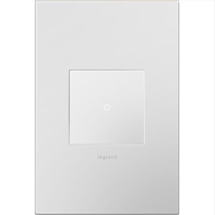 adorne® AWP1G2PW4 Matte White One-Gang Screwless Wall Plate with Microban® Alternate Image.jpg