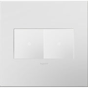 adorne® AWP2GPW4 Matte White Two-Gang Screwless Wall Plate with Microban® Alternate Image.jpg