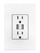 Legrand ARTRUSB153W4 Adorne Dual-USB Outlet, White Alternate Image 1