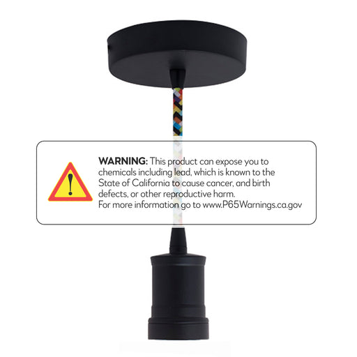 Bulbrite 810086 Pendants Pendant Black Alternate Image.jpg