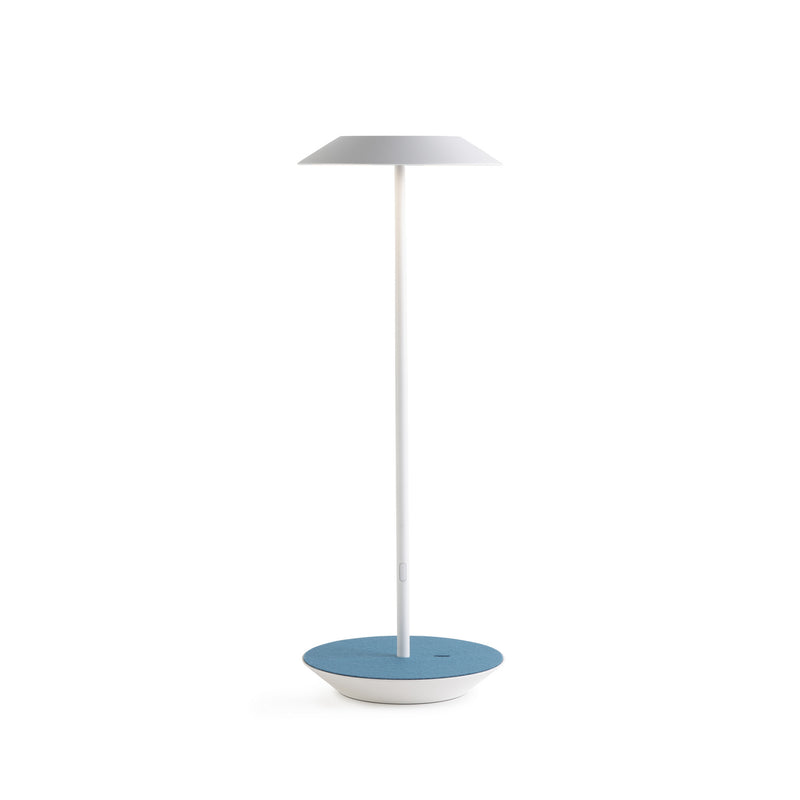 Koncept RYO-SW-MWT-AZF-DSK Royyo LED Desk Lamp, Matte White Body, Azure Felt Alternate Image.jpg