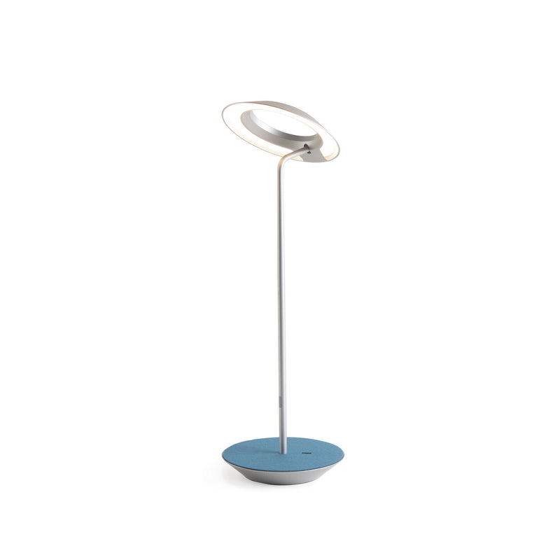 Koncept RYO-SW-SIL-AZF-DSK Royyo LED Desk Lamp, Silver Body, Azure Felt Alternate Image.jpg