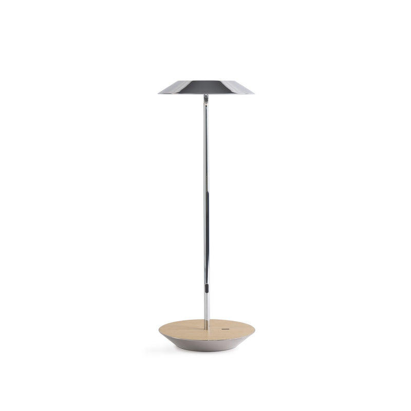 Koncept RYO-SW-CRM-WOK-DSK Royyo LED Desk Lamp, Chrome Body, White Oak Alternate Image 2.jpg
