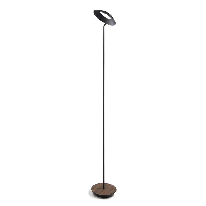 Koncept RYO-SW-MTB-OWT-FLR Royyo LED Floor Lamp, Matte Black Body, Oiled Walnut Alternate Image.jpg