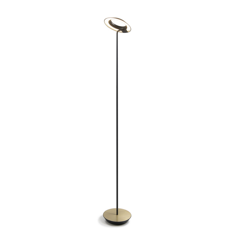 Koncept RYO-SW-MTB-BRS-FLR Royyo LED Floor Lamp, Matte Black Body, Brass Alternate Image.jpg