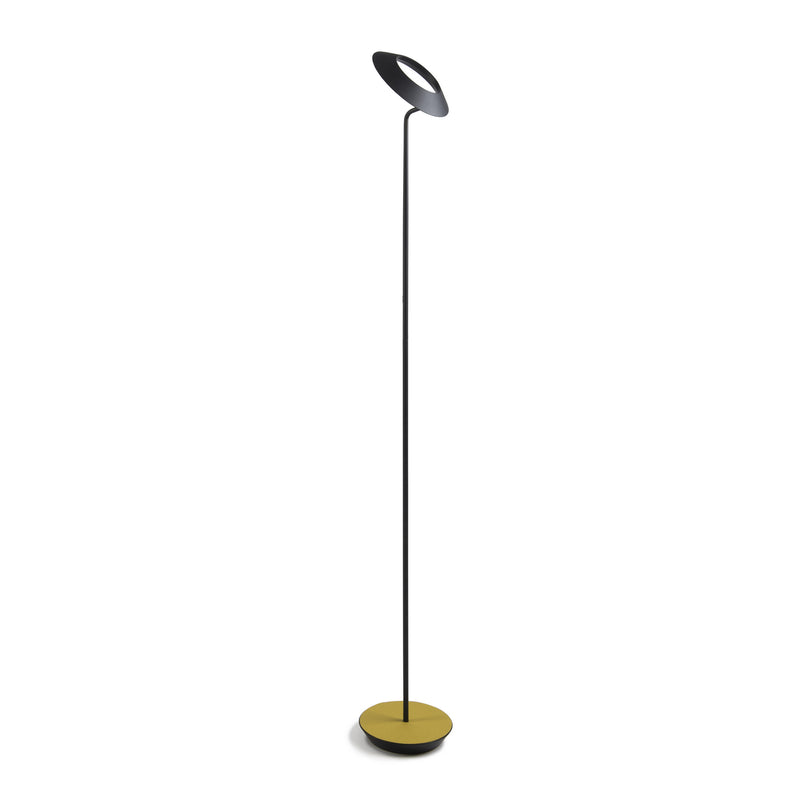 Koncept RYO-SW-MTB-HDF-FLR Royyo LED Floor Lamp, Matte Black Body, Honeydew Felt Alternate Image.jpg