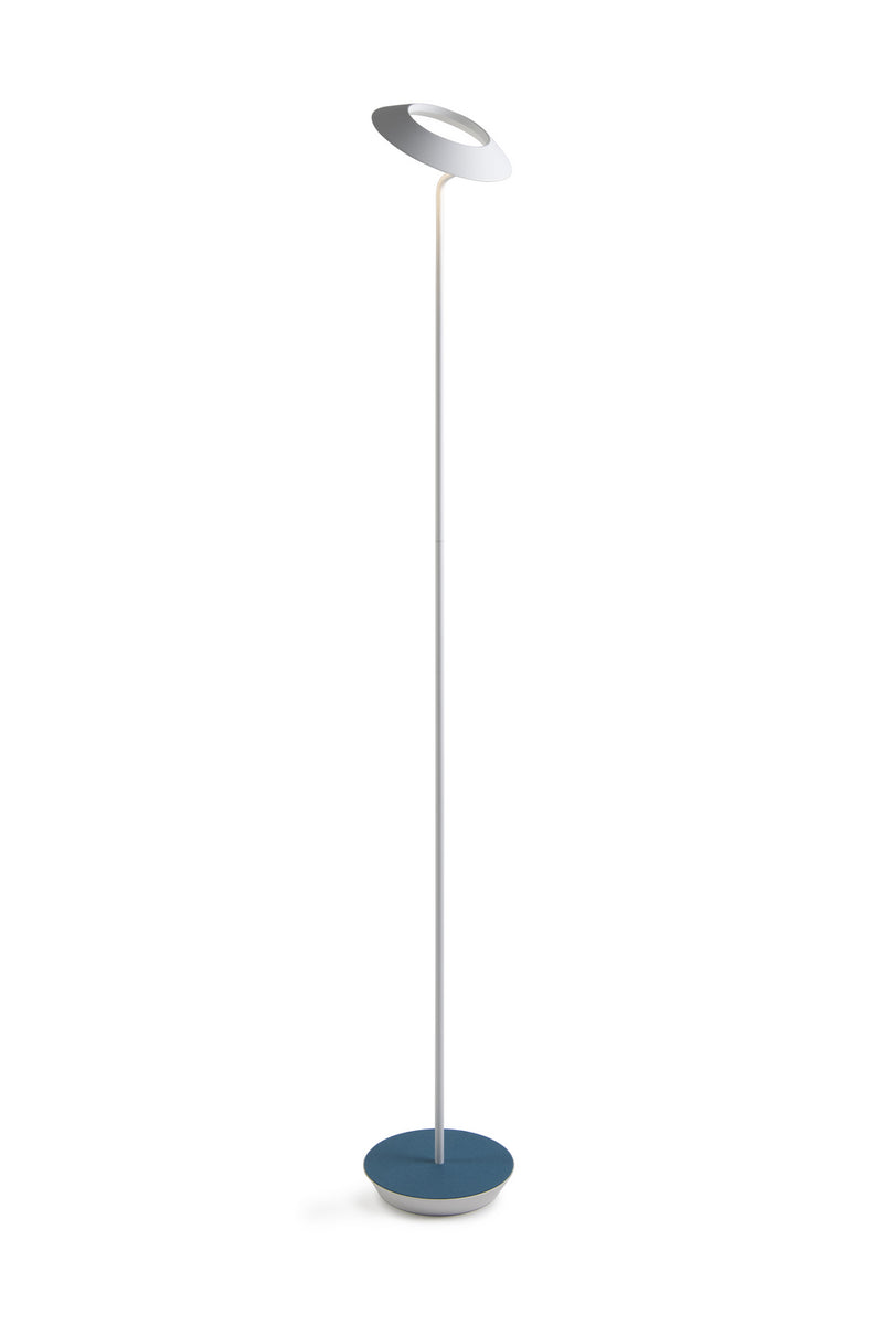 Koncept RYO-SW-MWT-AZF-FLR Royyo LED Floor Lamp, Matte White Body, Azure Felt Alternate Image.jpg