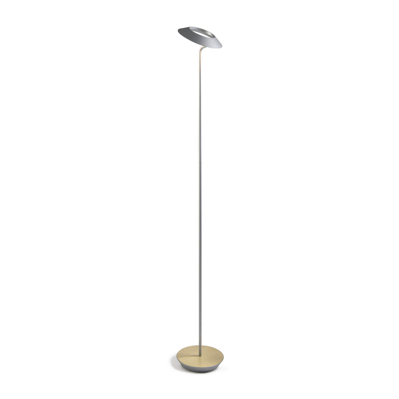 Koncept RYO-SW-SIL-BRS-FLR Royyo LED Floor Lamp, Silver Body, Brass Alternate Image.jpg