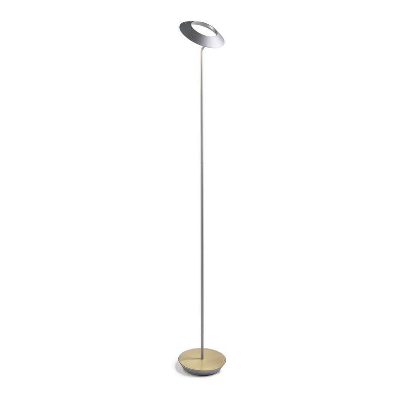 Koncept RYO-SW-SIL-BRS-FLR Royyo LED Floor Lamp, Silver Body, Brass Alternate Image 2.jpg