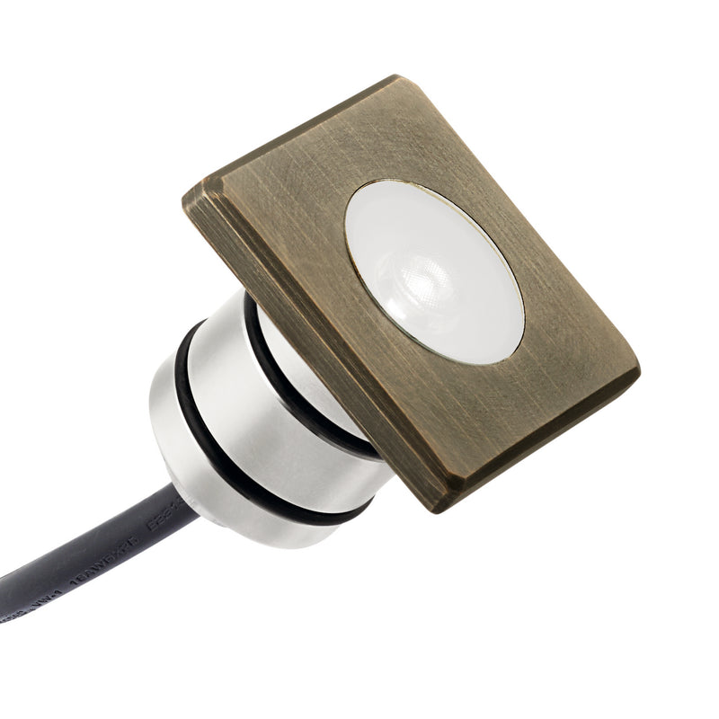 Kichler 16147CBR Mini All-Purpose Square Accessory, Centennial Brass (2)