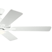 Kichler 330019MWH 52"Ceiling Fan, Matte White (2)