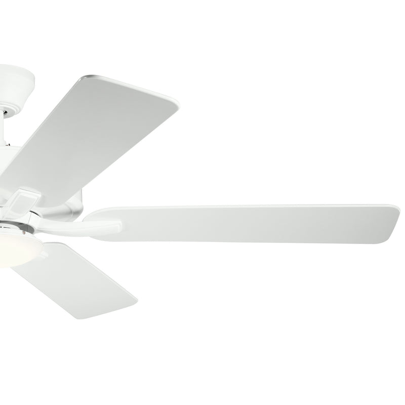 Kichler 330019MWH 52"Ceiling Fan, Matte White (2)