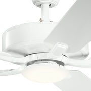 Kichler 330019MWH 52"Ceiling Fan, Matte White (3)