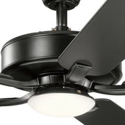 Kichler 330019SBK 52"Ceiling Fan, Satin Black (3)