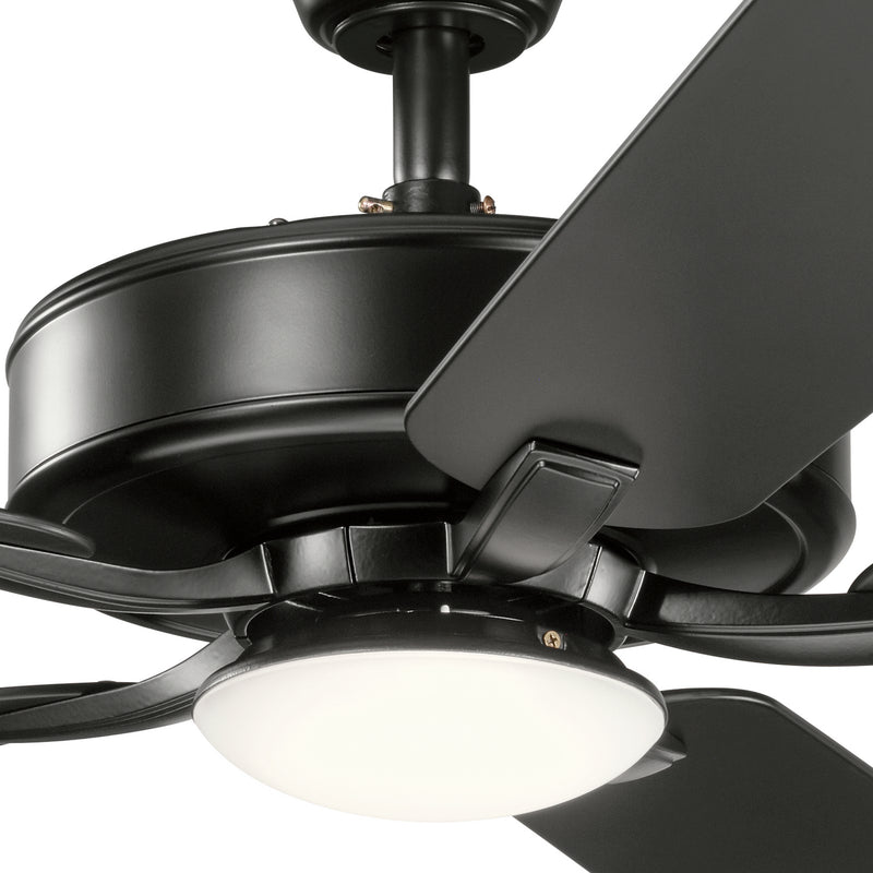 Kichler 330019SBK 52"Ceiling Fan, Satin Black (3)