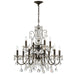 Crystorama 3029-EB-CL-MWP Butler 12 Light Chandelier English Bronze Alternate Image 2.jpg
