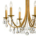 Crystorama 8826-GA-CL-MWP Bridgehampton Six Light Chandelier Antique Gold Alternate Image 2.jpg